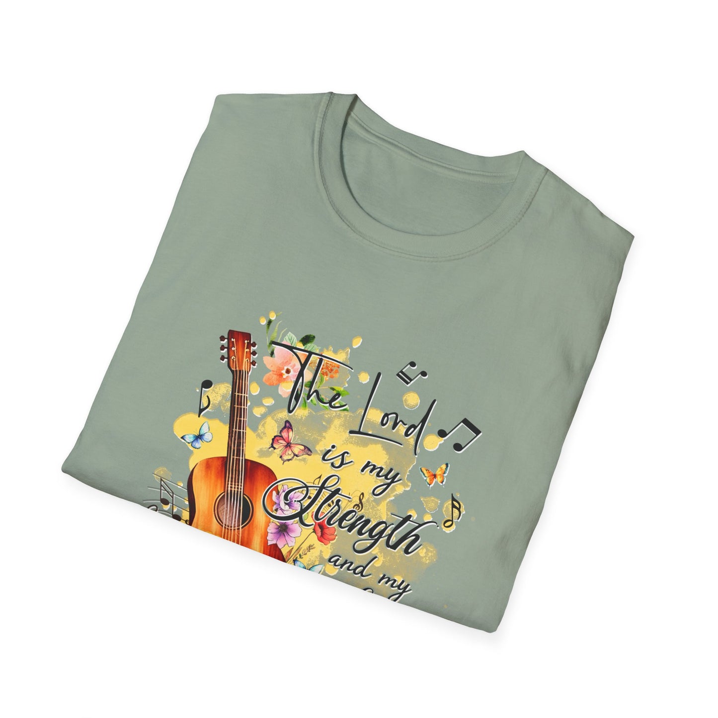 "The Lord is my Strength and My Song" Unisex Softstyle T-Shirt