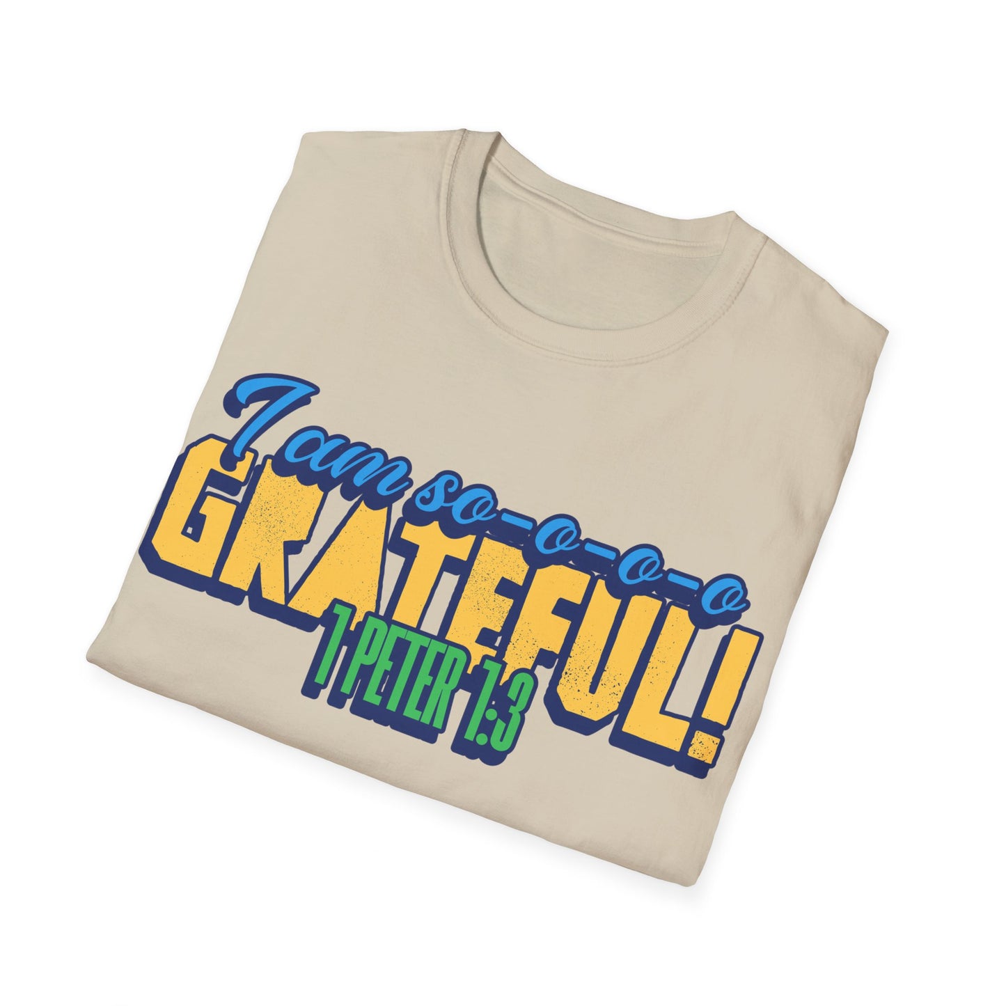 "I'm So Grateful" Unisex Softstyle T-Shirt