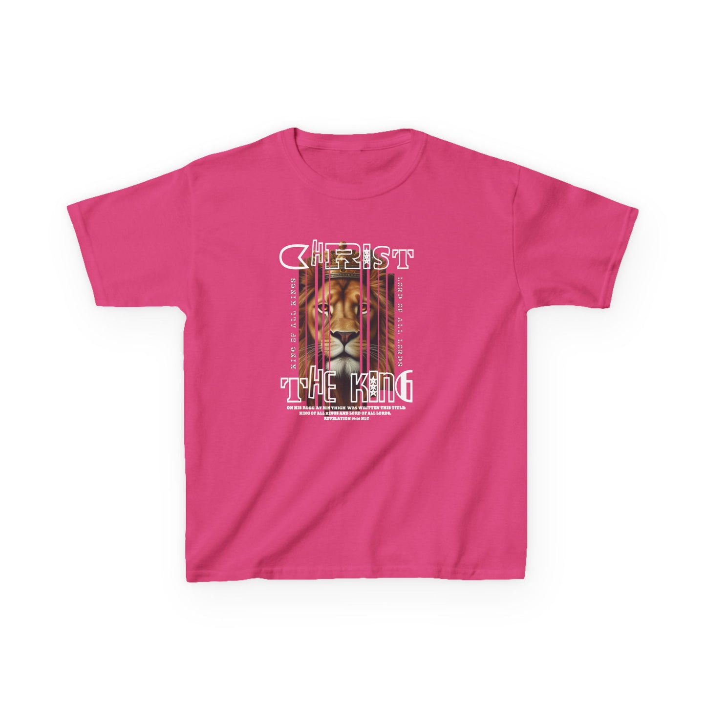 Christ the King Kids Heavy Cotton Tee - Fun and Faith-Inspired T-Shirt
