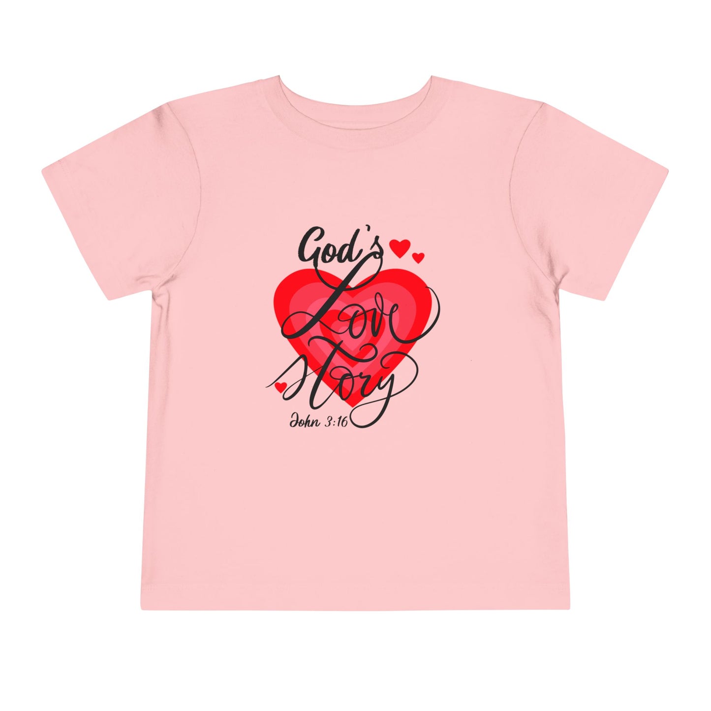 "God's Love Story" Toddler Short Sleeve Tee