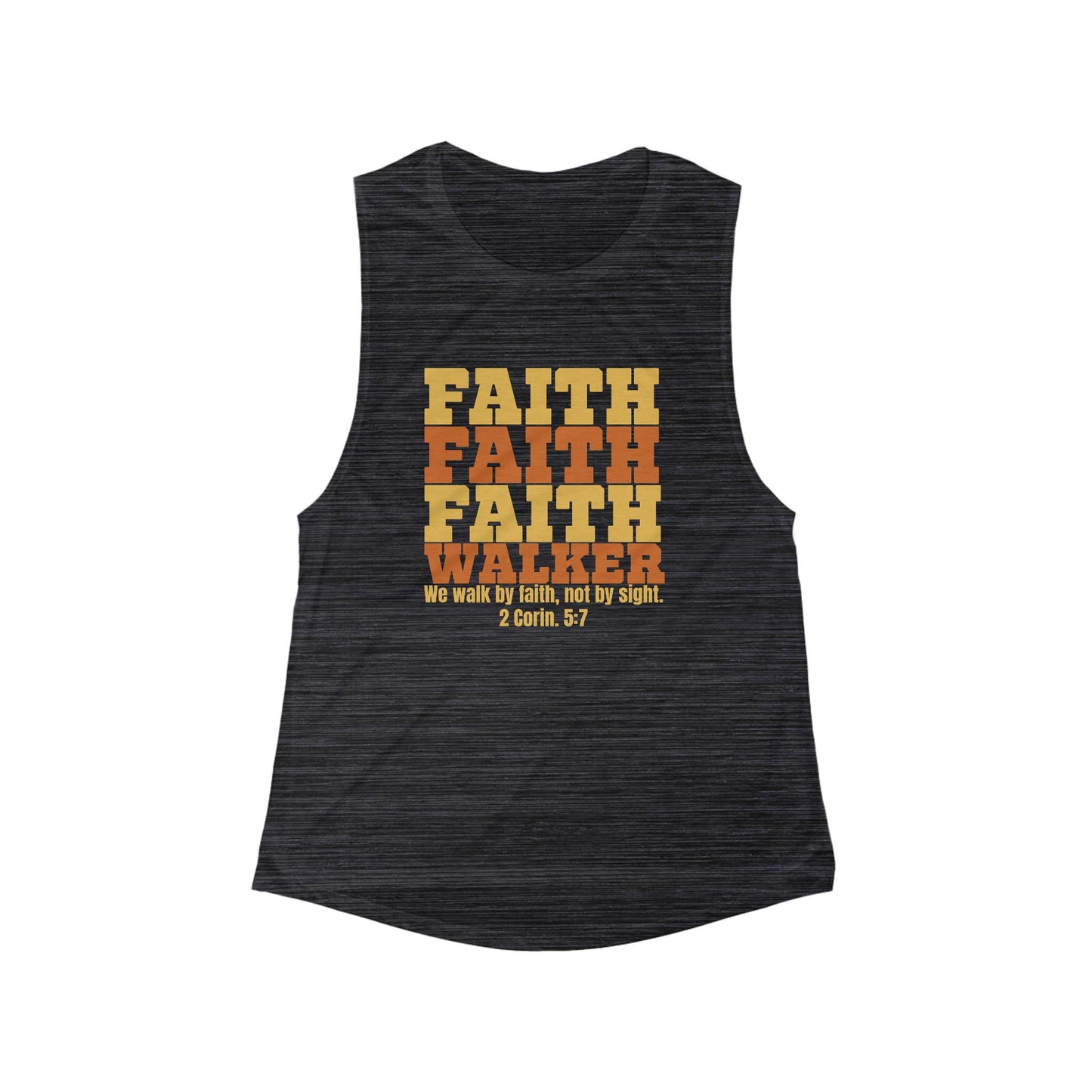 "Faith Walker" Women's Muscle Tank - Inspirational Flowy Sleeveless Top