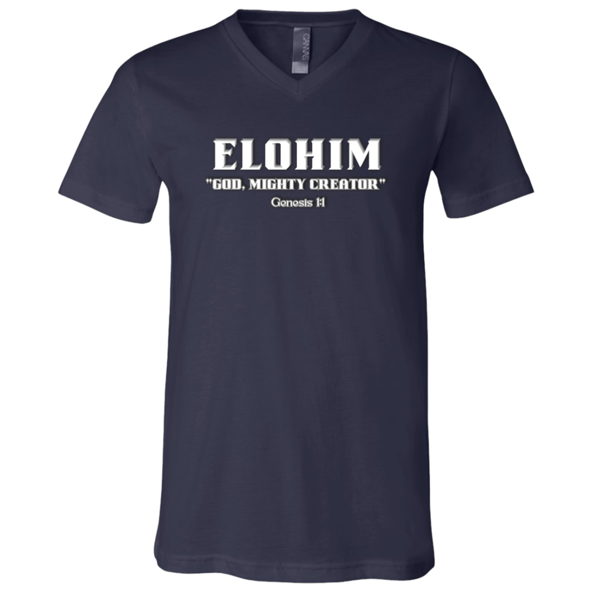 CDG Elohim 3005 Unisex Jersey SS V-Neck T-Shirt