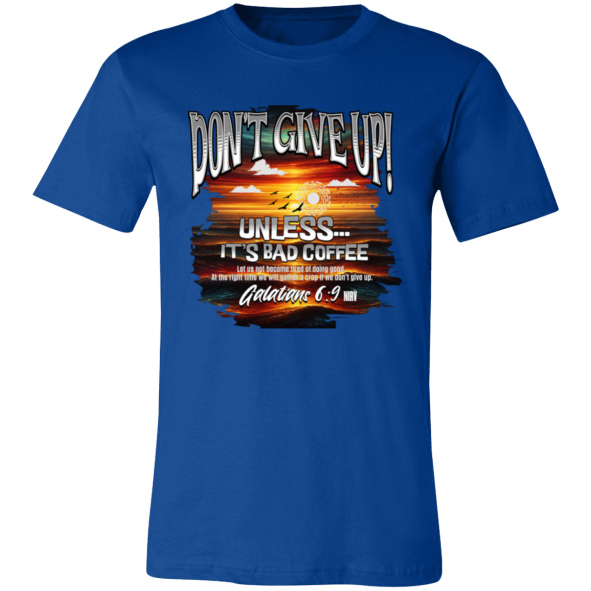 CDG - Don't Give Up!- 3001C Unisex Jersey Short-Sleeve T-Shirt