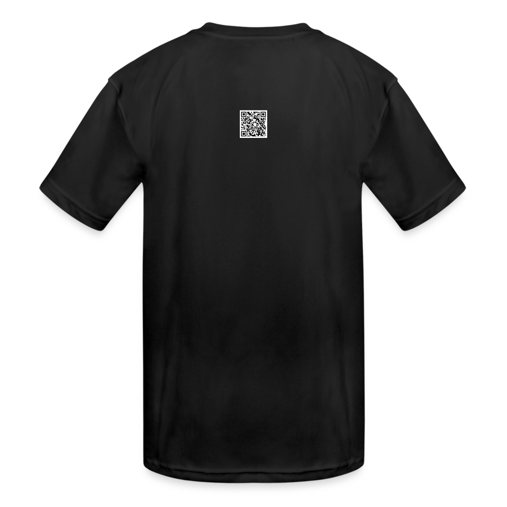 EPAEQ Kids' Moisture Wicking Performance T-Shirt - black