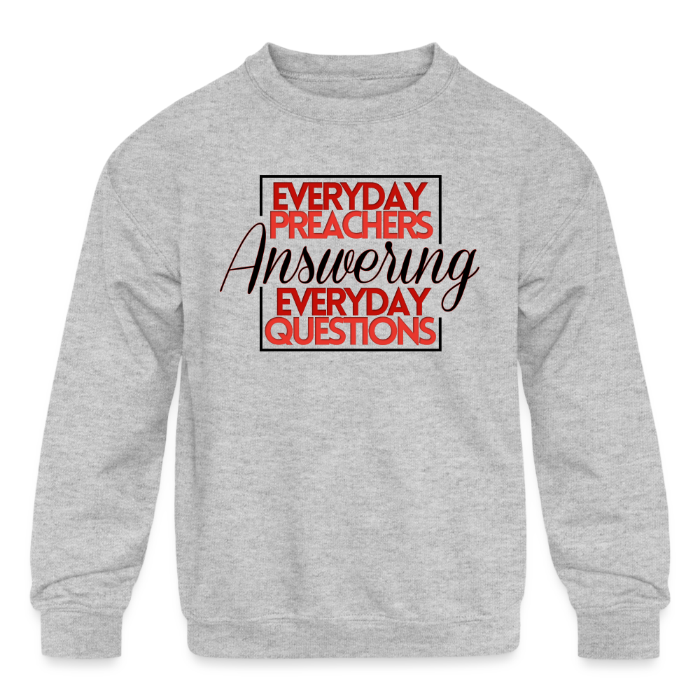 Kids' Crewneck Sweatshirt - heather gray