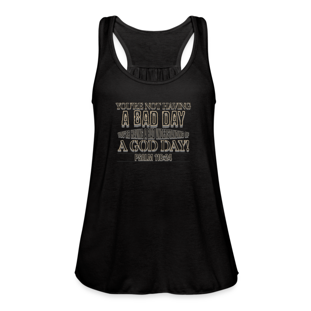 CDG Women's Flowy Tank Top by Bella - black