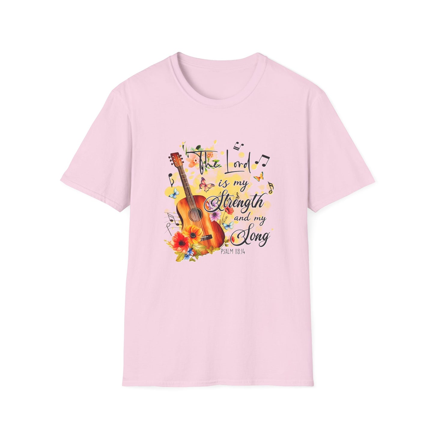 "The Lord is my Strength and My Song" Unisex Softstyle T-Shirt