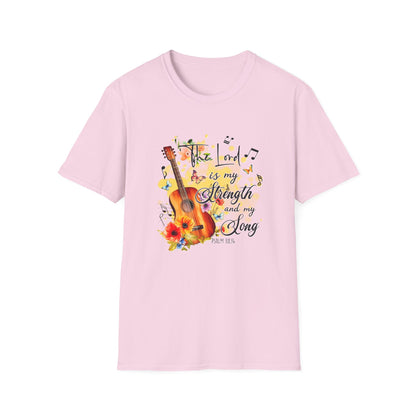 "The Lord is my Strength and My Song" Unisex Softstyle T-Shirt
