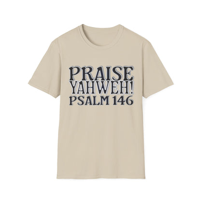 Praise Yahweh! Unisex Softstyle T-Shirt - BlackPrint