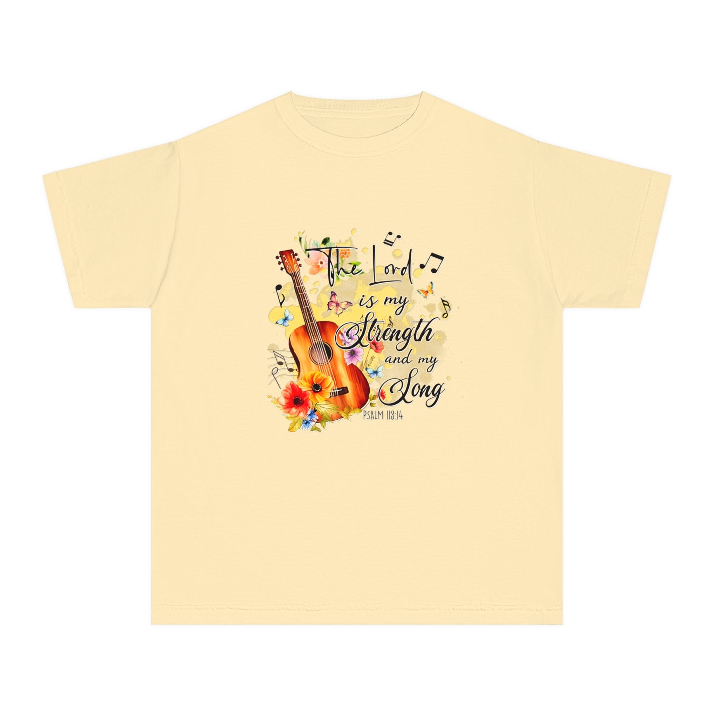 "The Lord is My Strength and Song!" Youth Midweight Tee