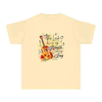 "The Lord is My Strength and Song!" Youth Midweight Tee