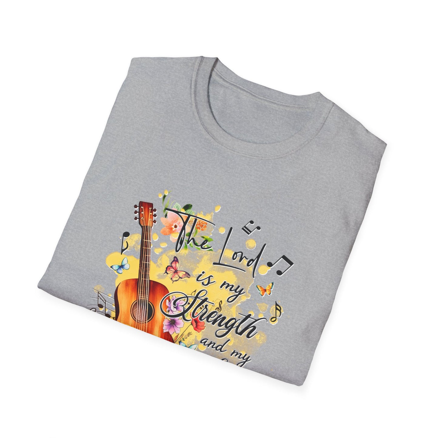 "The Lord is my Strength and My Song" Unisex Softstyle T-Shirt