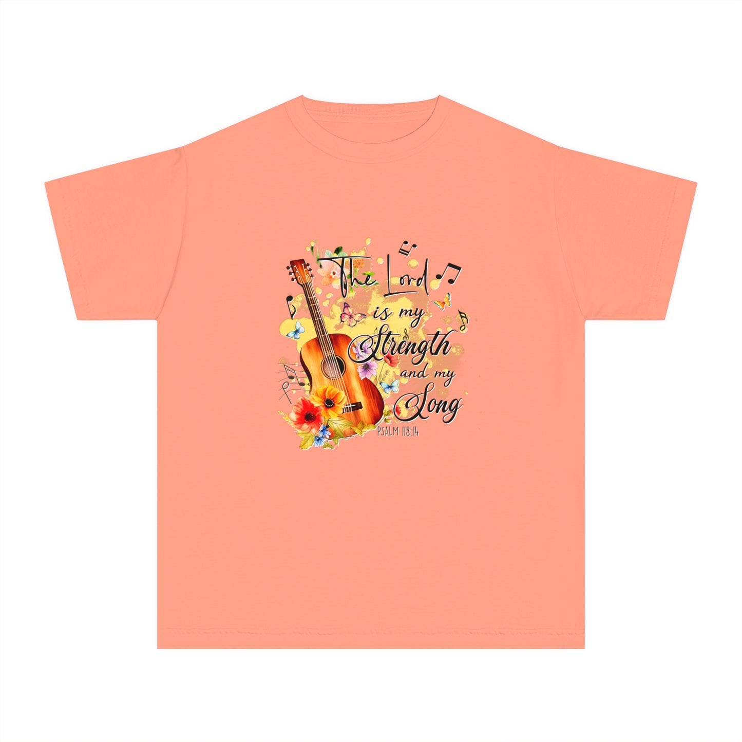 "The Lord is My Strength and Song!" Youth Midweight Tee