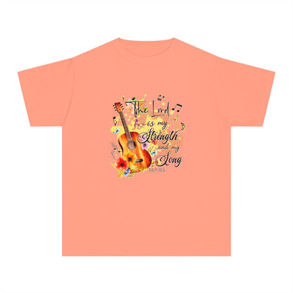 "The Lord is My Strength and Song!" Youth Midweight Tee