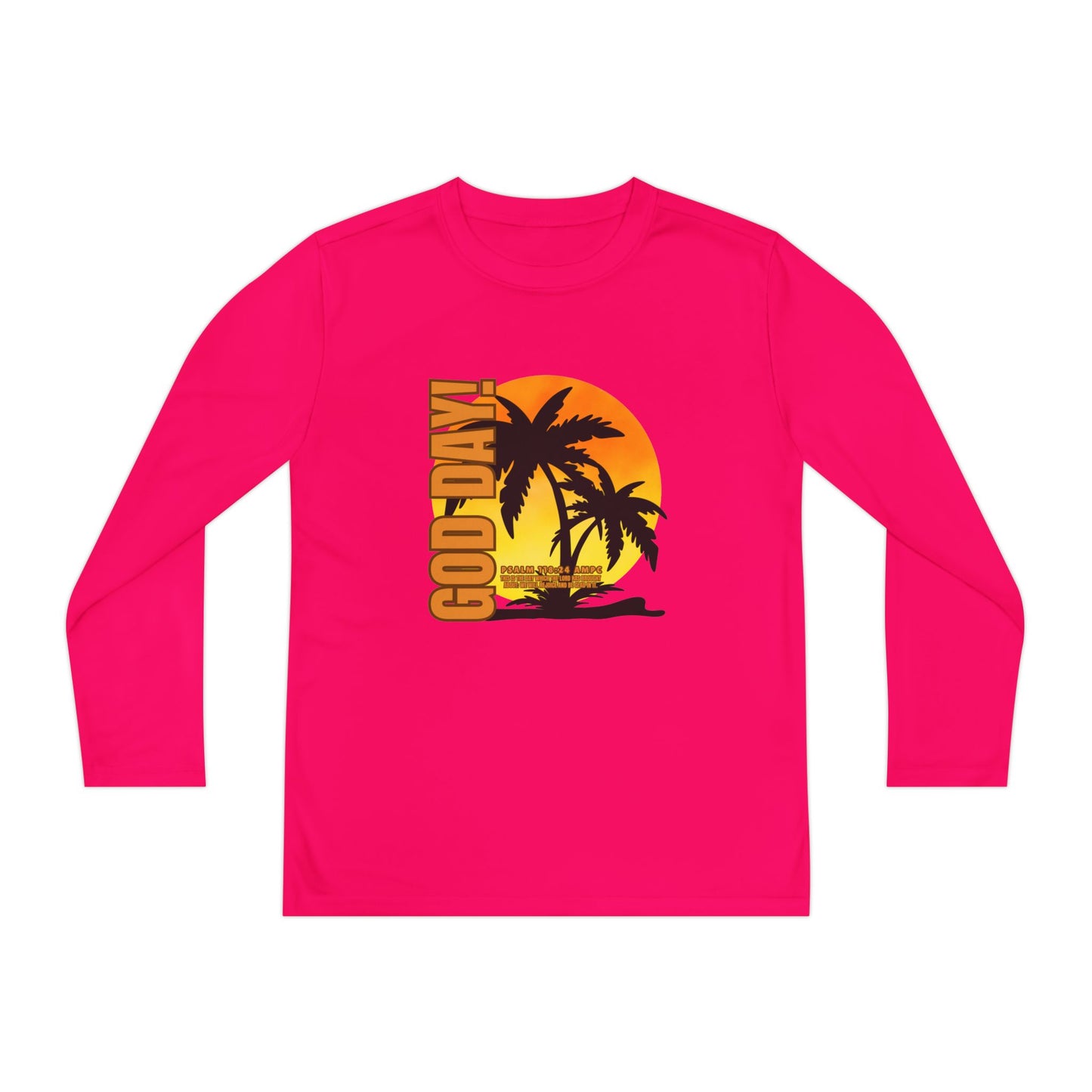 "God Day" Youth Long Sleeve Competitor Tee