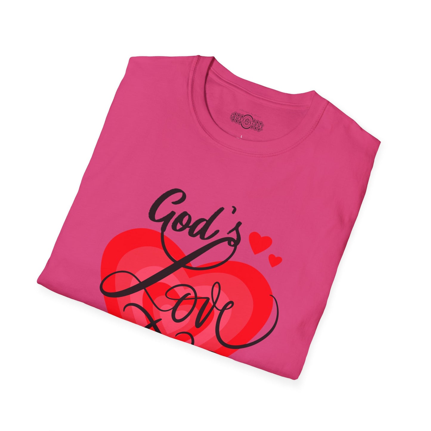 "God's Love Story" Unisex Softstyle T-Shirt