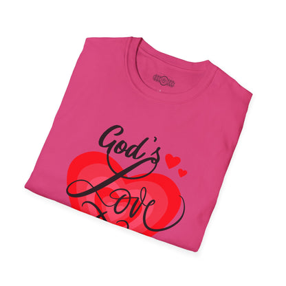 "God's Love Story" Unisex Softstyle T-Shirt