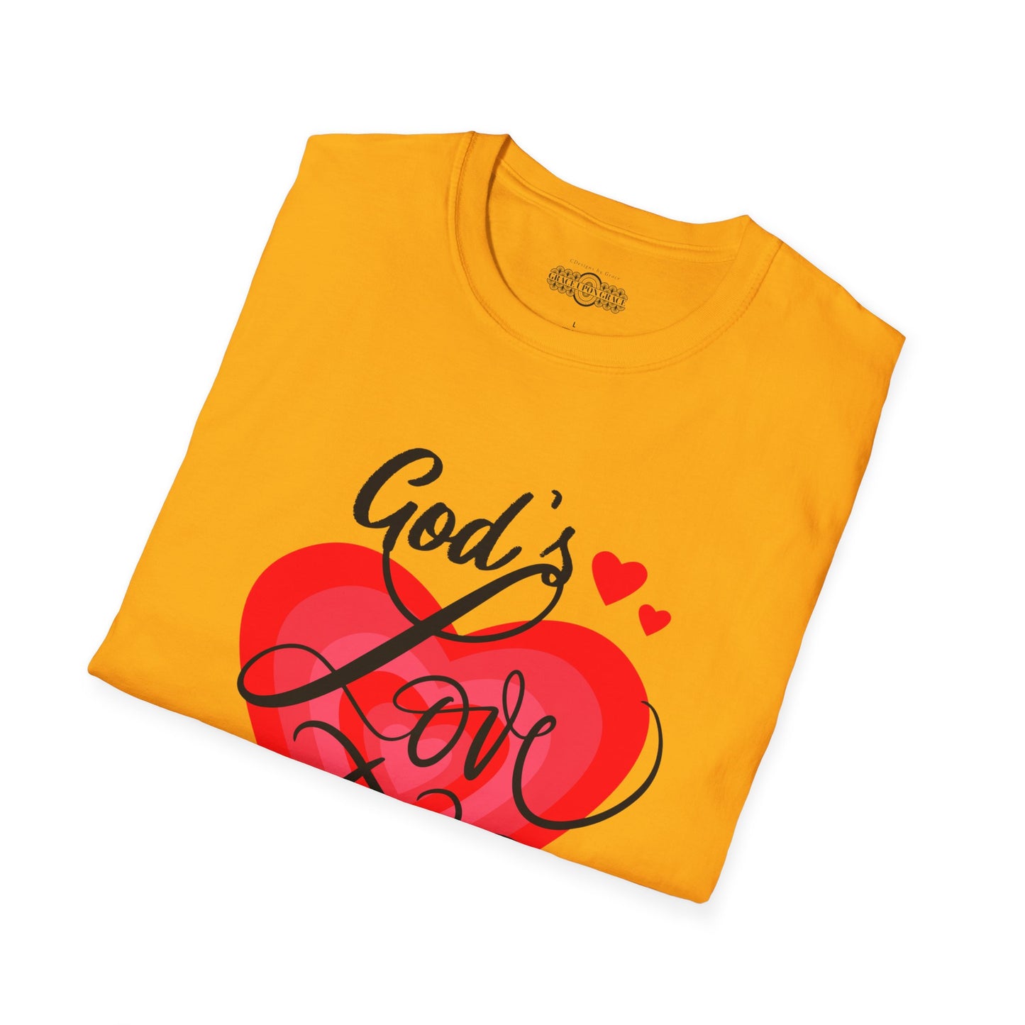 "God's Love Story" Unisex Softstyle T-Shirt