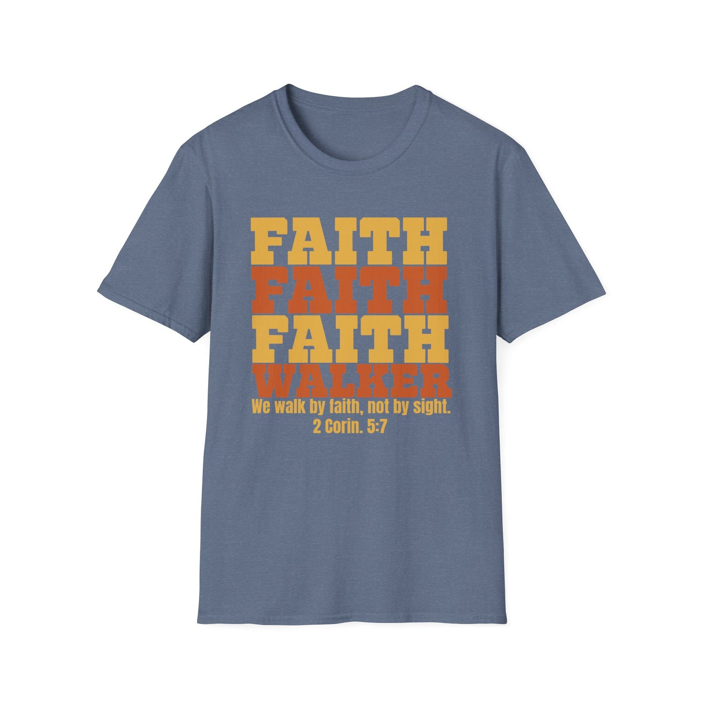 "Faith Walker" Unisex Softstyle T-Shirt | Inspirational Christian Tee