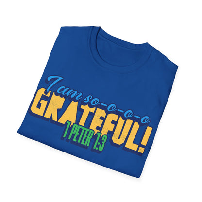 "I'm So Grateful" Unisex Softstyle T-Shirt