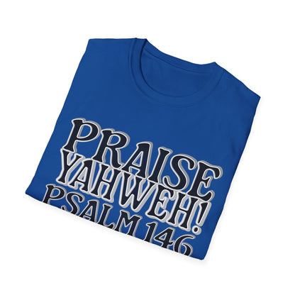 Praise Yahweh! Unisex Softstyle T-Shirt - BlackPrint