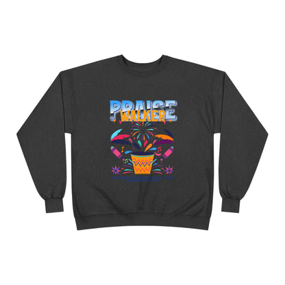 "Praise Walker" Unisex EcoSmart® Crewneck Sweatshirt