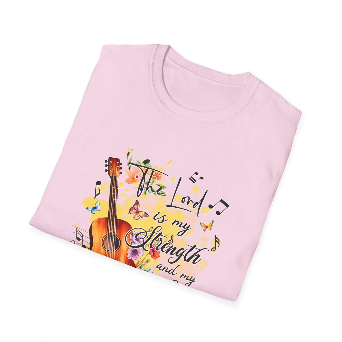 "The Lord is my Strength and My Song" Unisex Softstyle T-Shirt
