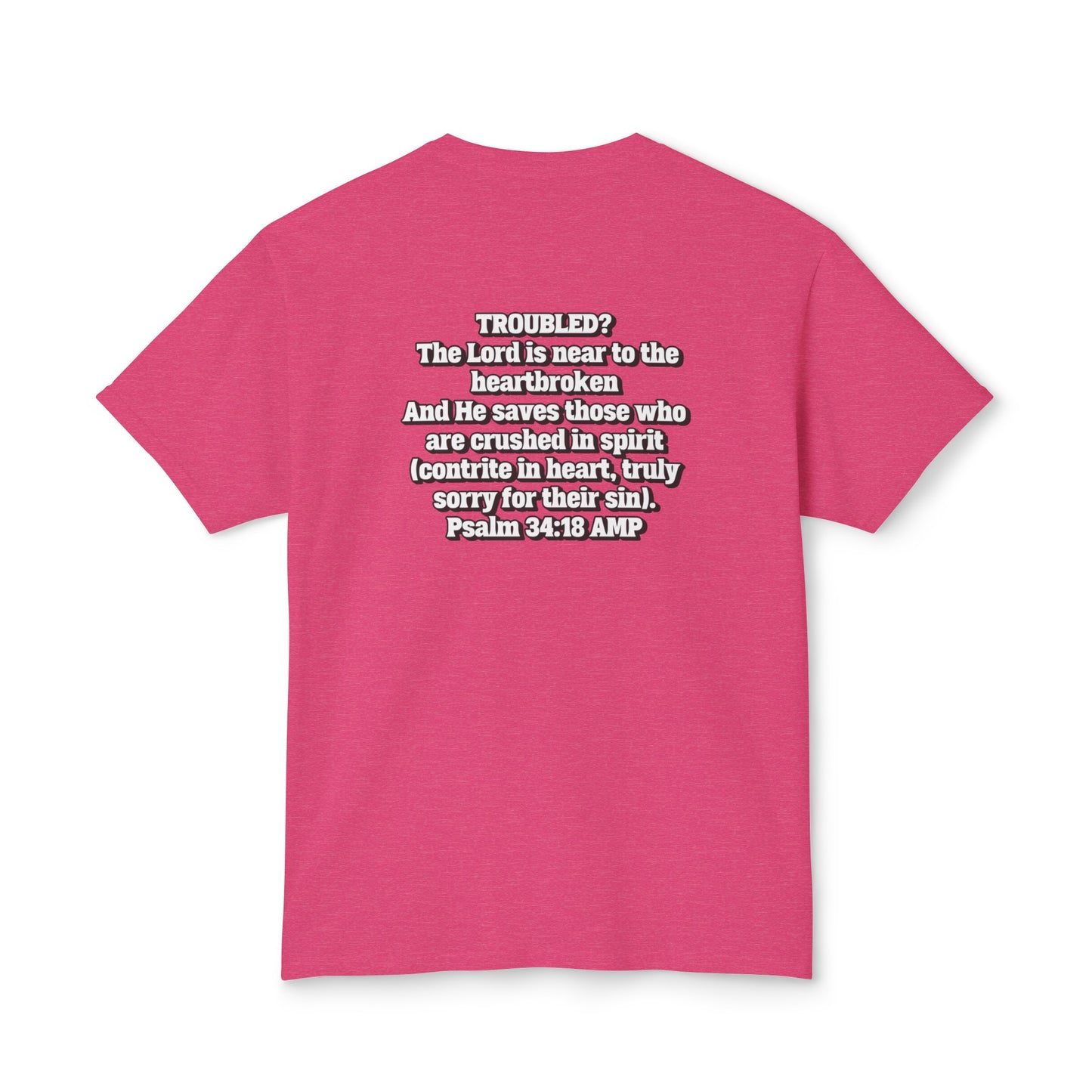 "Troubled? Get to God!" Unisex HD Cotton™ T-shirt