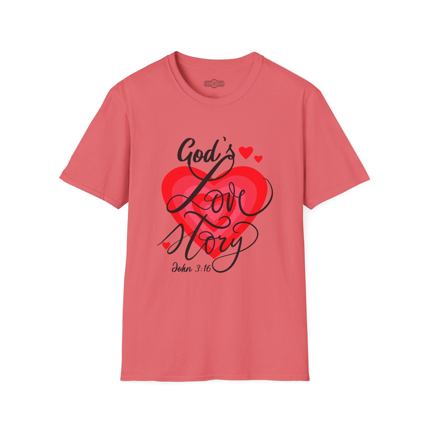 "God's Love Story" Unisex Softstyle T-Shirt