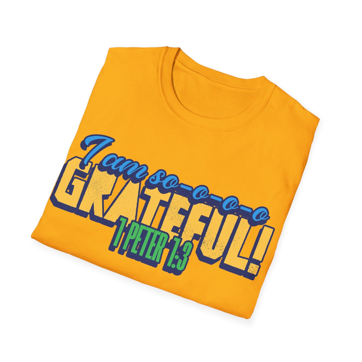"I'm So Grateful" Unisex Softstyle T-Shirt