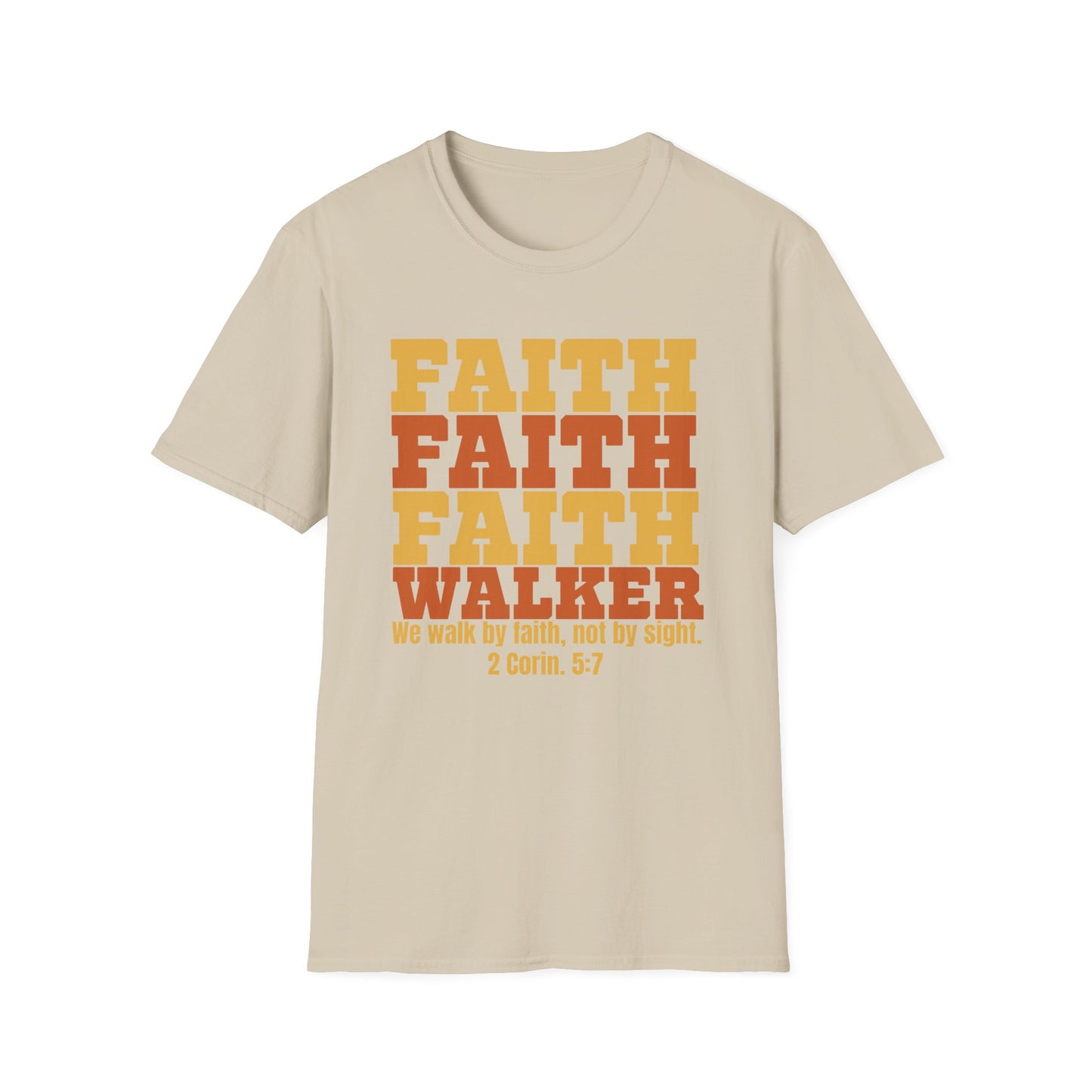 "Faith Walker" Unisex Softstyle T-Shirt | Inspirational Christian Tee