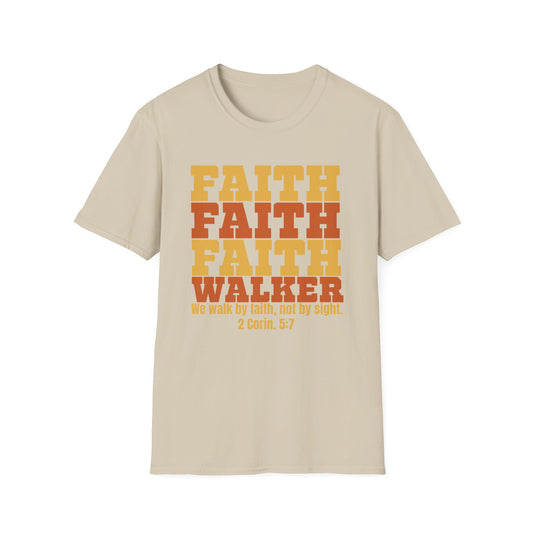 "Faith Walker" Unisex Softstyle T-Shirt | Inspirational Christian Tee
