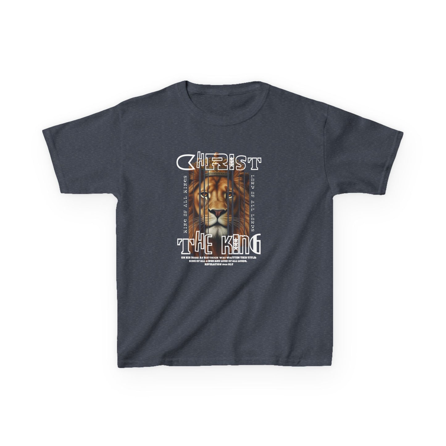 Christ the King Kids Heavy Cotton Tee - Fun and Faith-Inspired T-Shirt