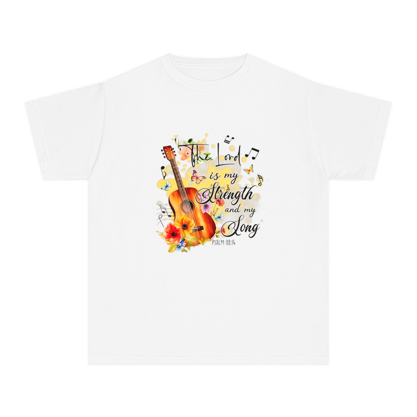 "The Lord is My Strength and Song!" Youth Midweight Tee