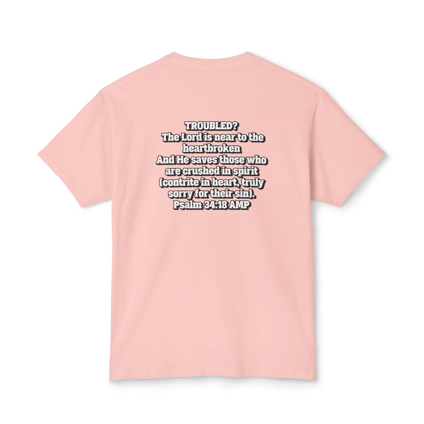 "Troubled? Get to God!" Unisex HD Cotton™ T-shirt