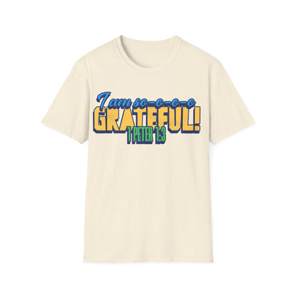 "I'm So Grateful" Unisex Softstyle T-Shirt
