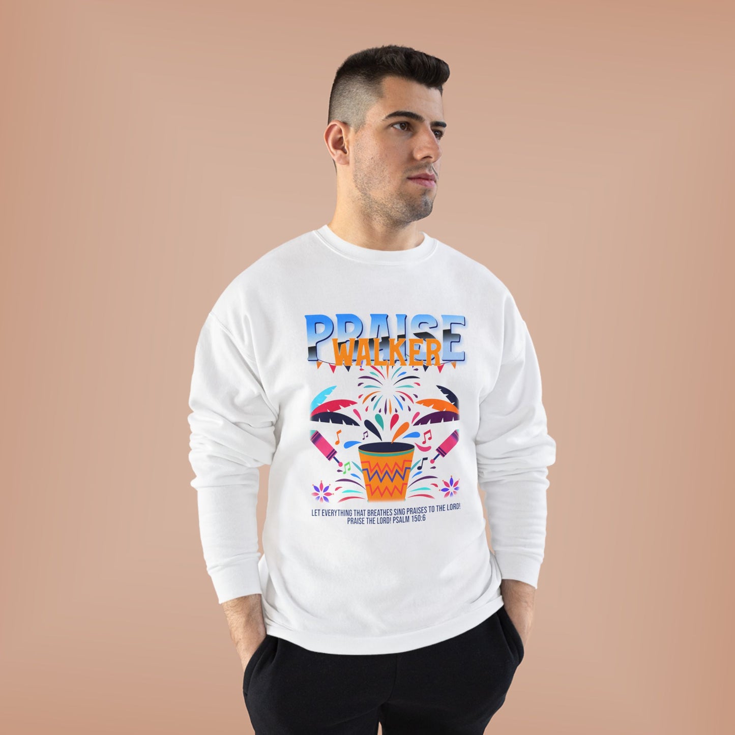 "Praise Walker" Unisex EcoSmart® Crewneck Sweatshirt