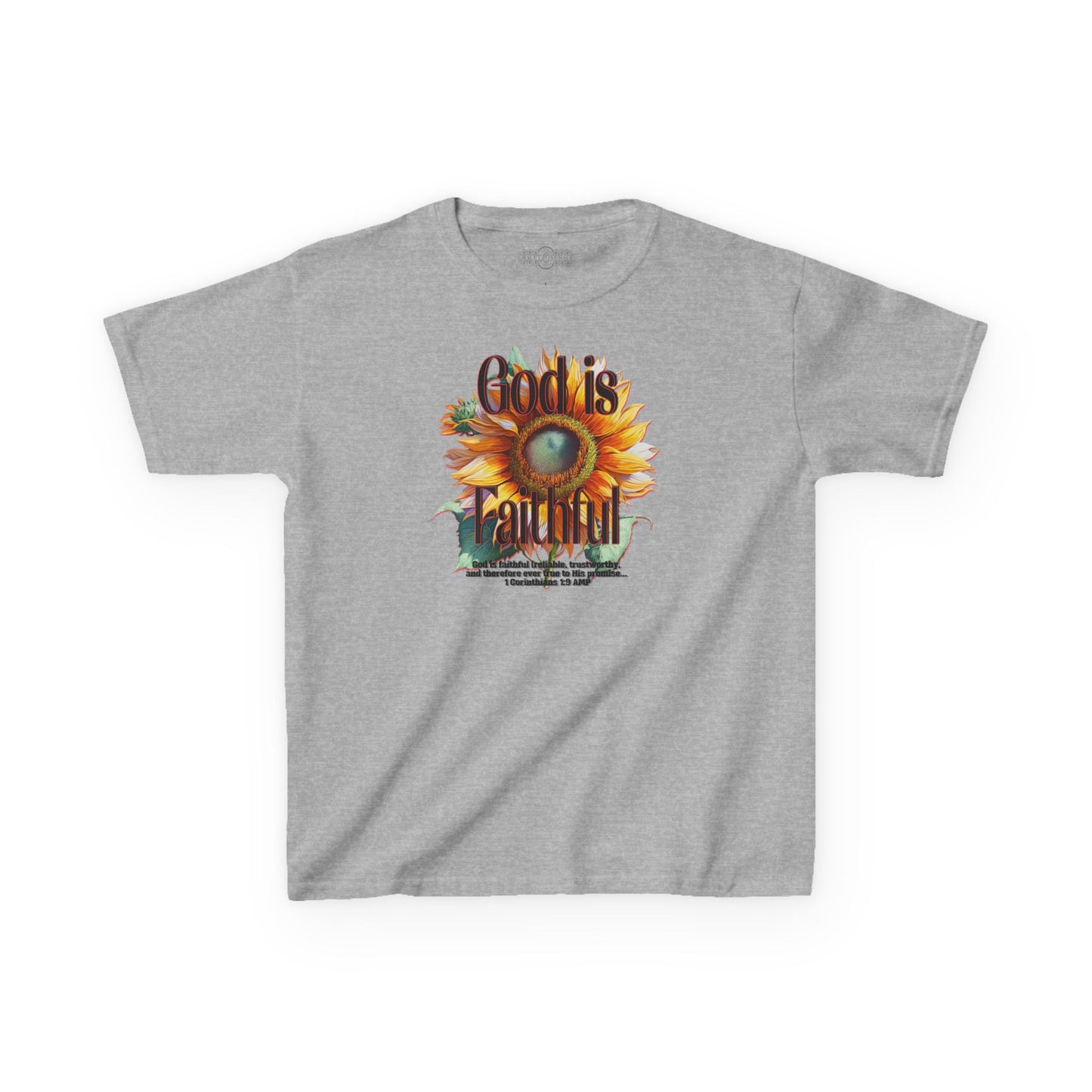 "God is Faithful" Kids Heavy Cotton™ Tee
