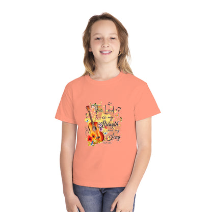 "The Lord is My Strength and Song!" Youth Midweight Tee