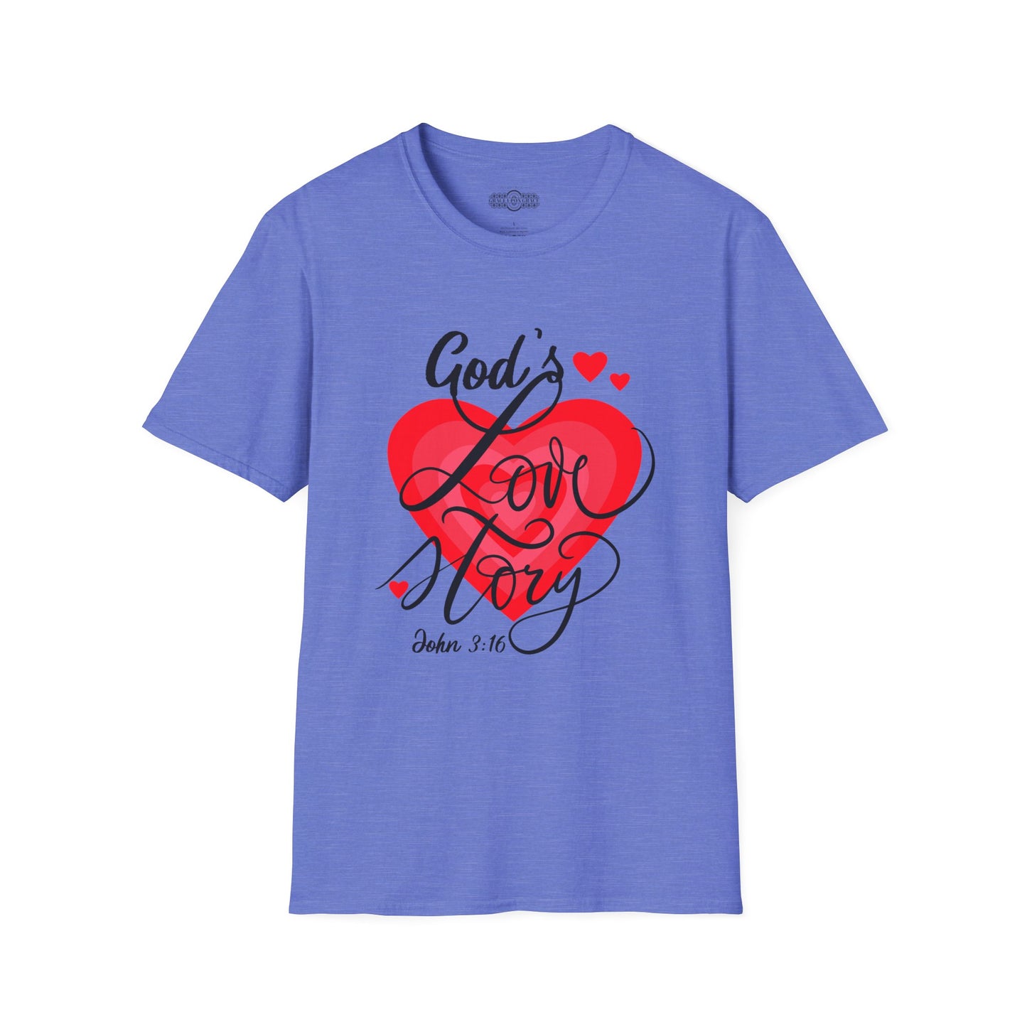 "God's Love Story" Unisex Softstyle T-Shirt