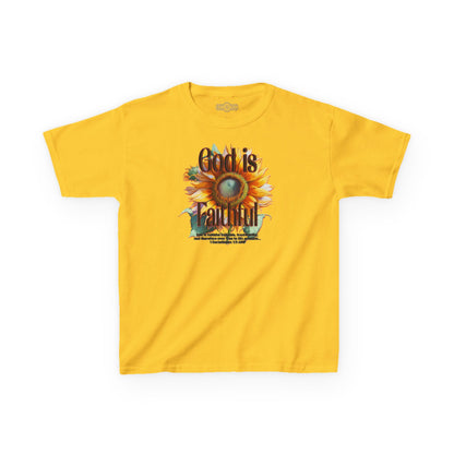"God is Faithful" Kids Heavy Cotton™ Tee