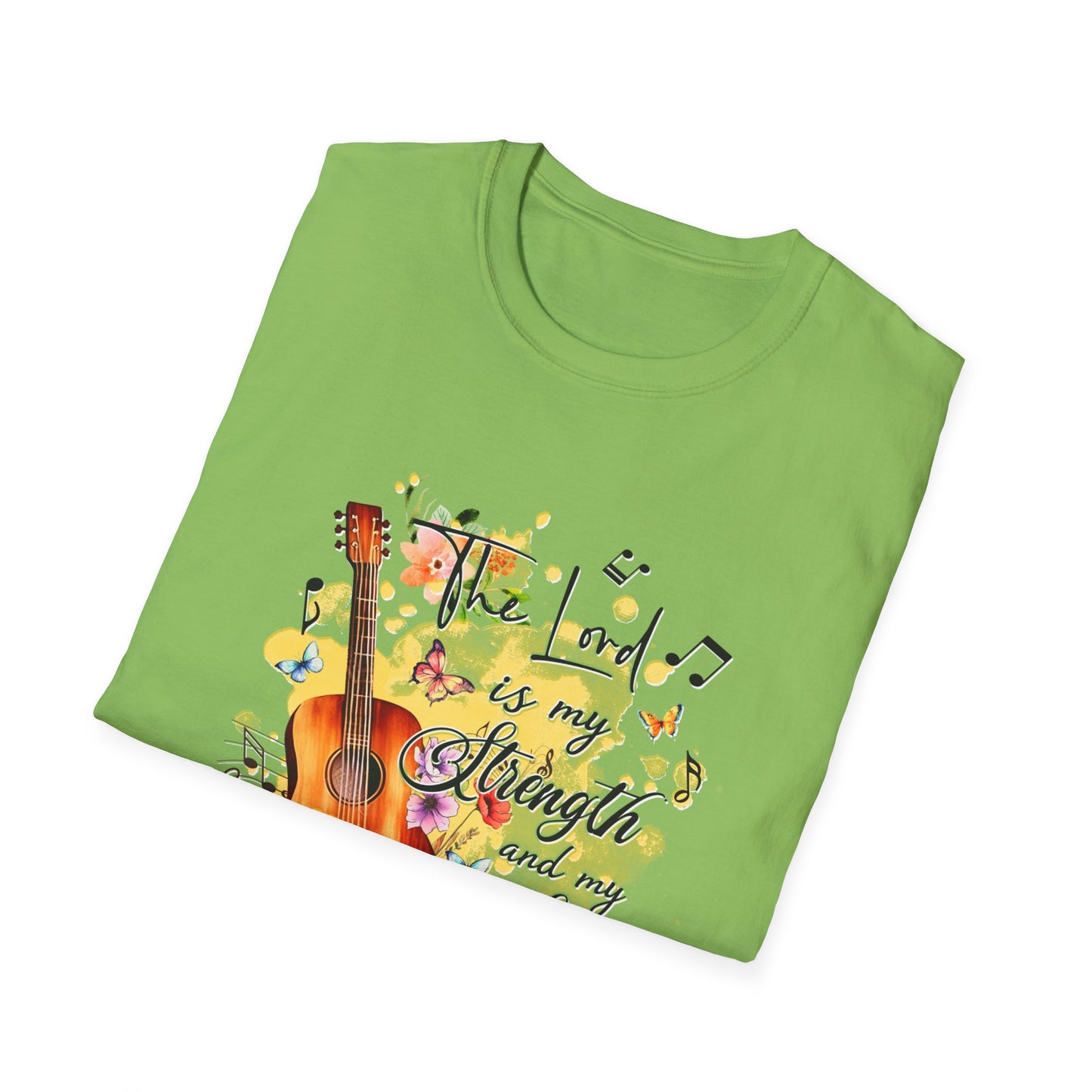 "The Lord is my Strength and My Song" Unisex Softstyle T-Shirt