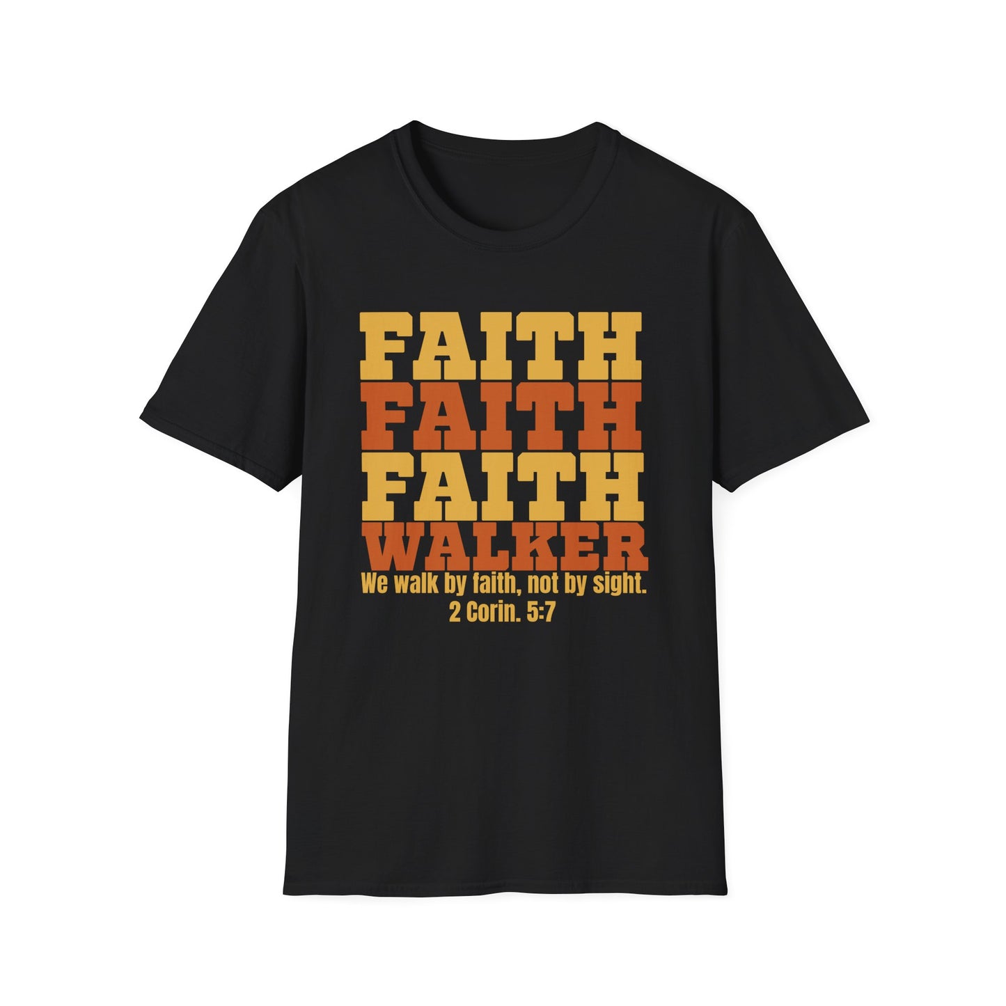 "Faith Walker" Unisex Softstyle T-Shirt | Inspirational Christian Tee