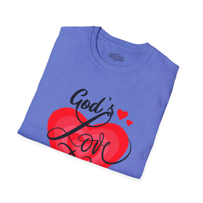 "God's Love Story" Unisex Softstyle T-Shirt