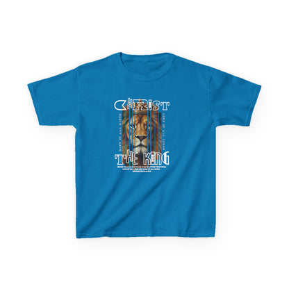 Christ the King Kids Heavy Cotton Tee - Fun and Faith-Inspired T-Shirt