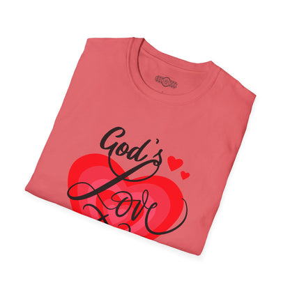 "God's Love Story" Unisex Softstyle T-Shirt