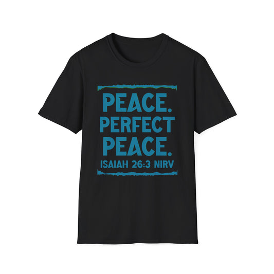 Peace. Faithful Isaiah 26:3 Softstyle T-Shirt