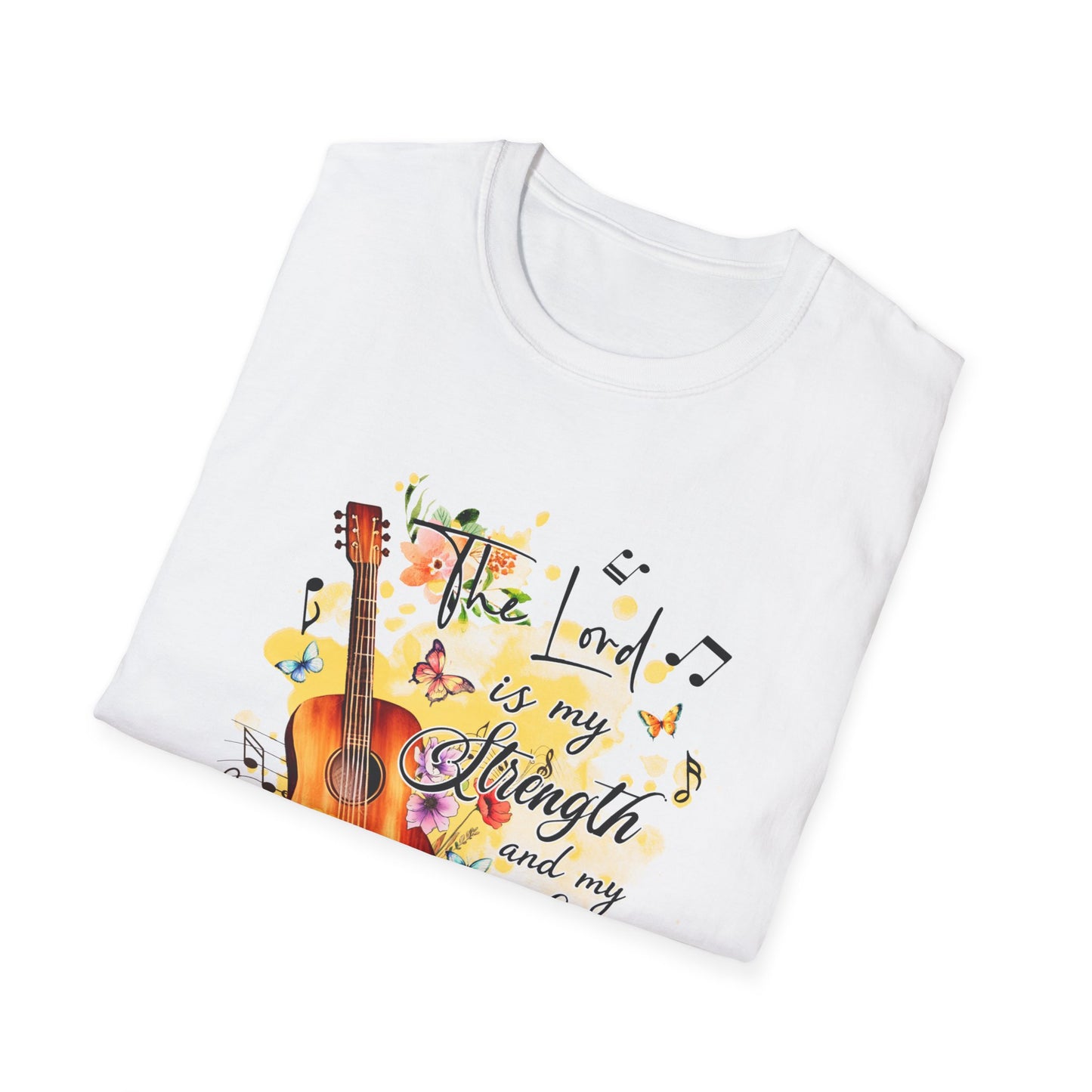 "The Lord is my Strength and My Song" Unisex Softstyle T-Shirt