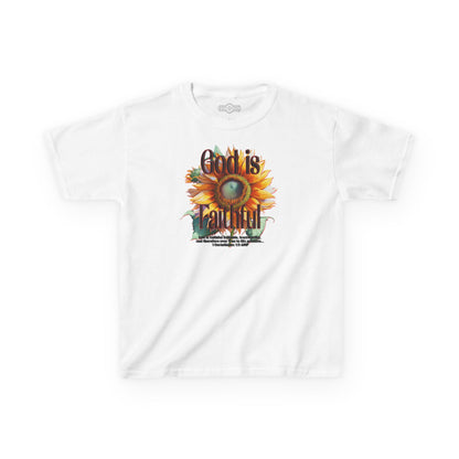 "God is Faithful" Kids Heavy Cotton™ Tee