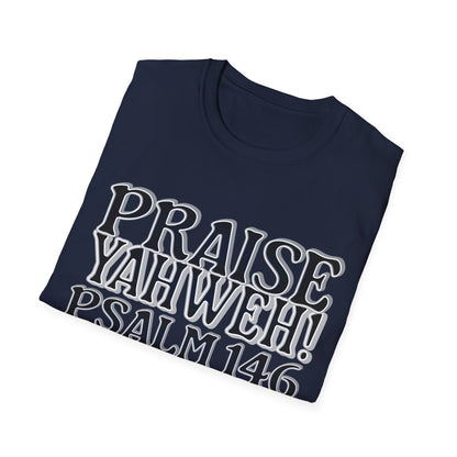 Praise Yahweh! Unisex Softstyle T-Shirt - BlackPrint